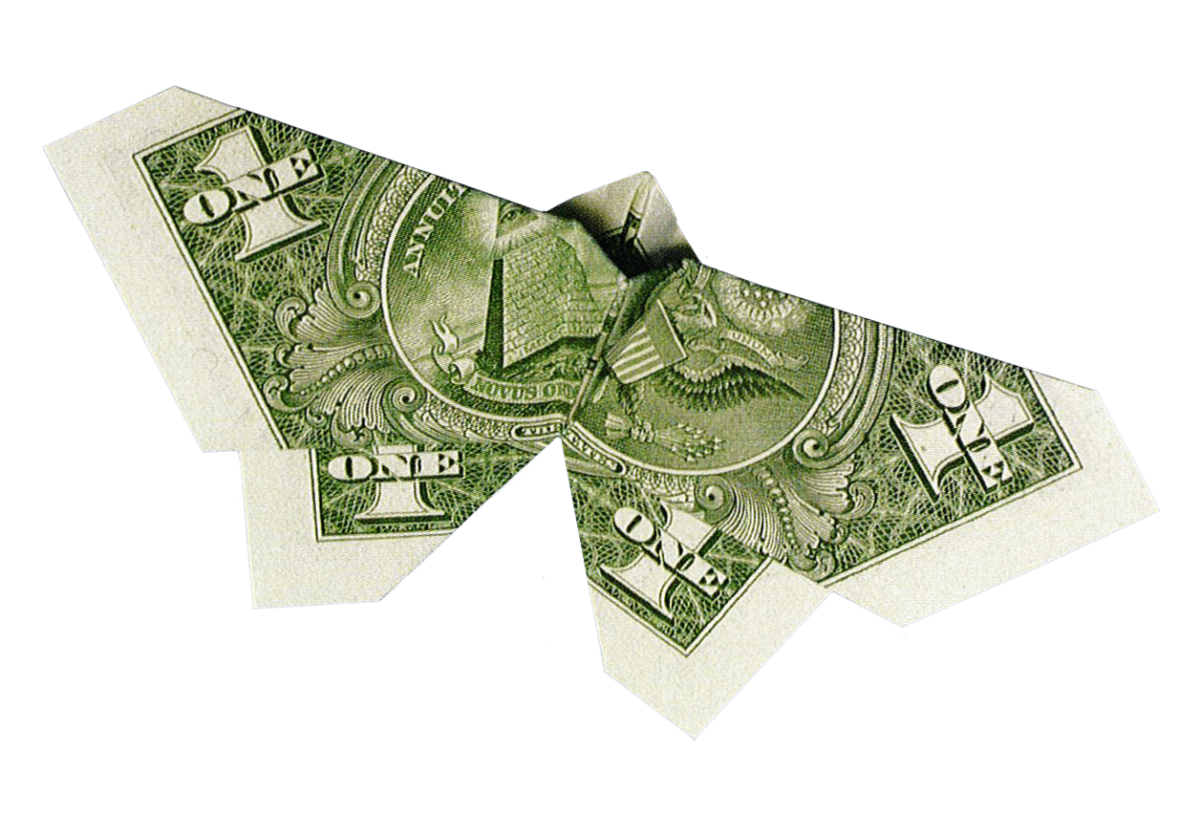 Dollar Bill Origami Butterfly