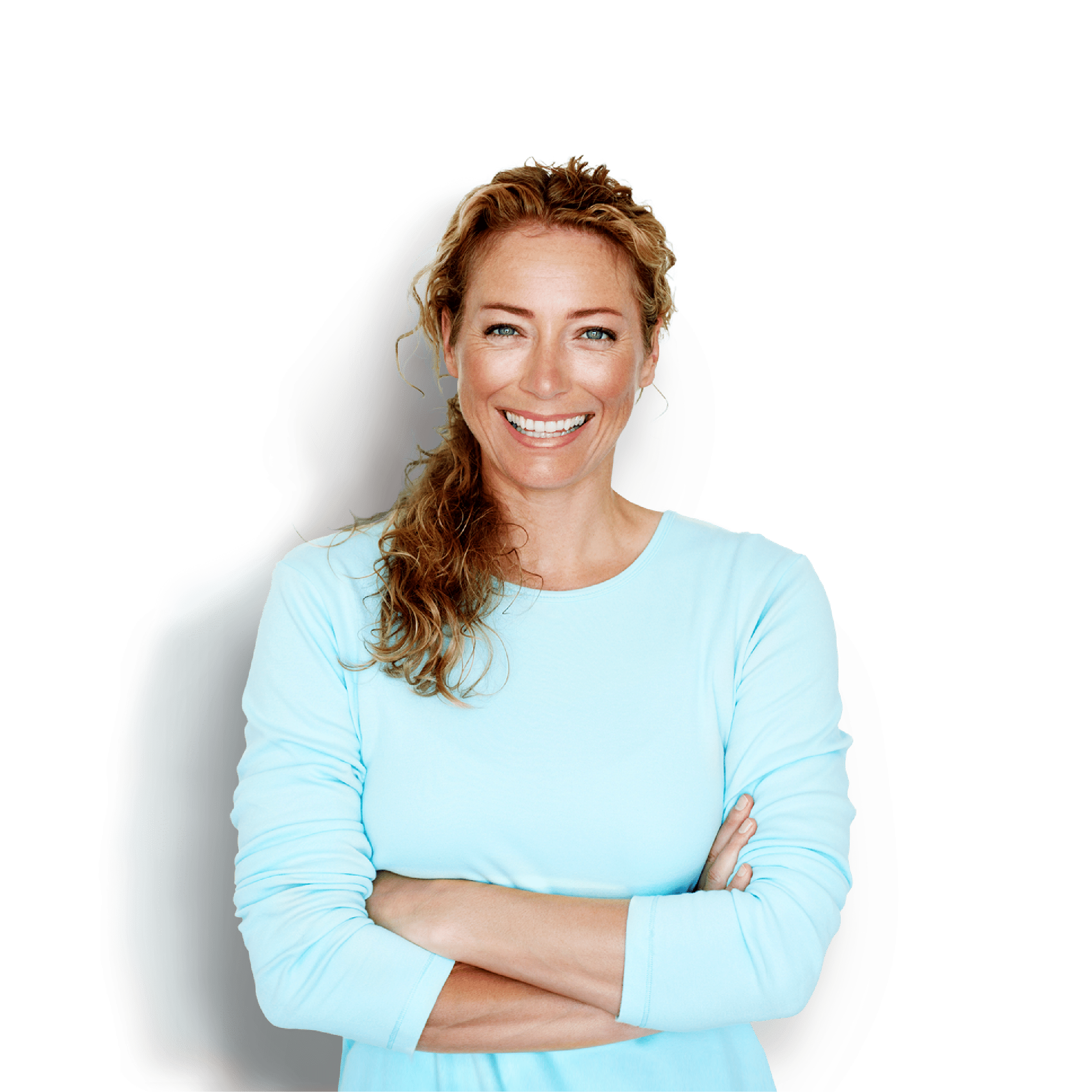 young woman standing smiling